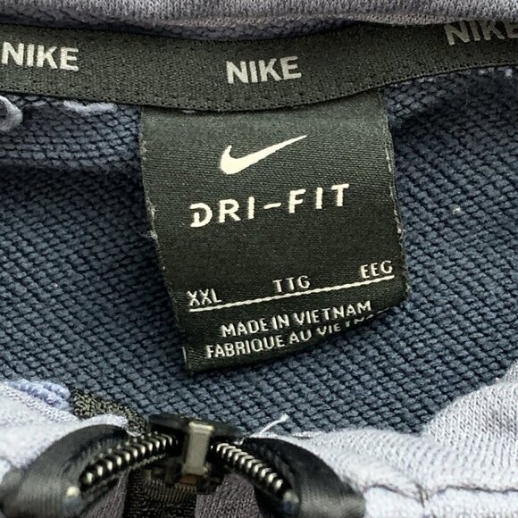 Nike Hoodie Mens Size 2XL Dry Essential Full Zip Jacket Blue 931792-471 Workout - Picture 5 of 8